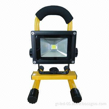 10W Portable LED Floodlight with CE, RoHS, SAA Marks